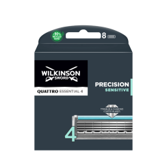 Náhradné čepelky Wilkinson Quattro Essential Precision Sensitive - 8 ks