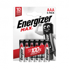 Baterie Energizer MAX AAA 6 ks