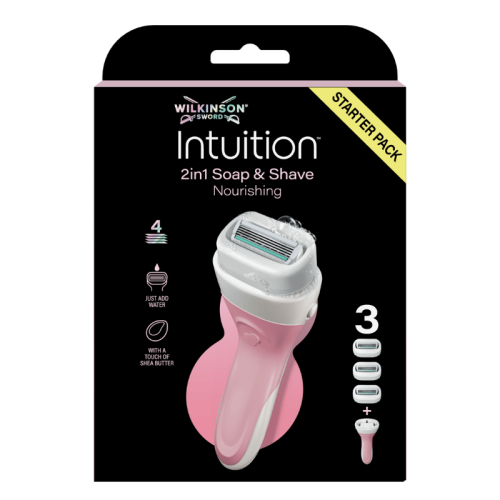 Holicí strojek Wilkinson  Intuition 2v1 Soap & Shave Nourishing
