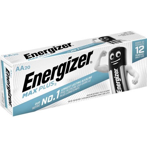 Baterie Energizer MAX PLUS AA Industrial - 20 ks