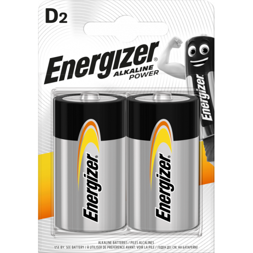Baterie Energizer ALKALINE POWER D 2ks