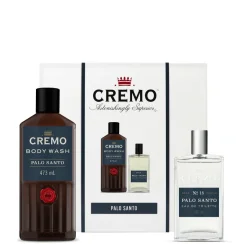 CREMO - PALO SANTO Dárková sada Sprchový gel 473 ml + Toaletní voda 100 ml