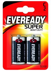 Batéria Eveready (Wonder) Super C zinkochloridová batéria - 2 ks
